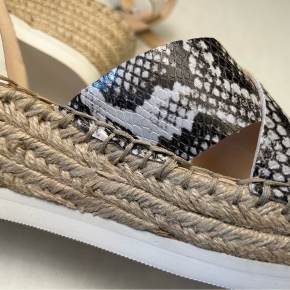 Dolce Vita ankle strap Liam wedge open toe raffia wrapped wedge sandal NWTSz-8.H - Picture 9 of 10